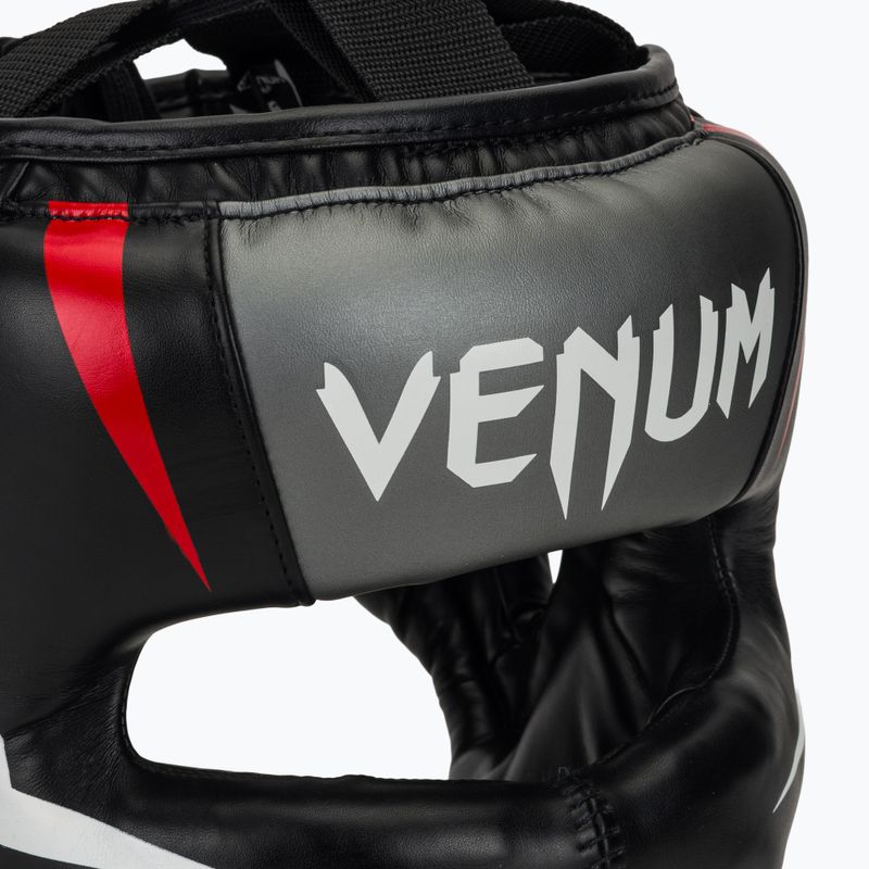 Venum Elite Iron black/red boxing helmet 4