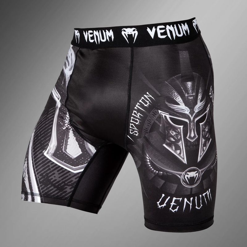 Training shorts Venum Vale Tudno Gladiator 3.0 black/white 2