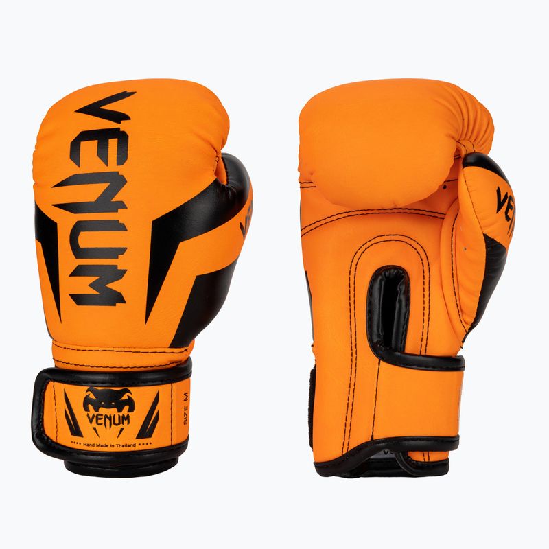Venum Elite Boxing fluo orange children's boxing gloves