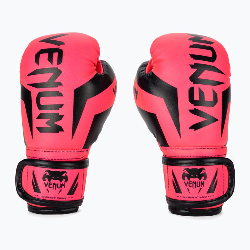 Venum Elite Boxing fluo pink children's boxing gloves