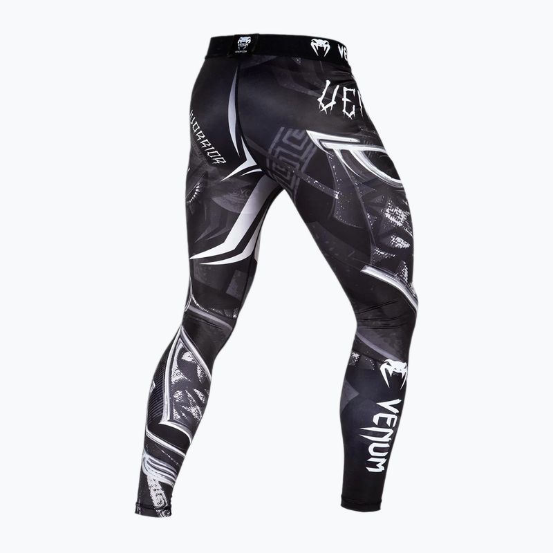 Men's training leggings Venum Gladiator 3.0 Compression Tights black/white 3