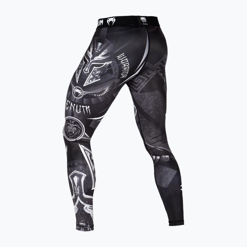 Men's training leggings Venum Gladiator 3.0 Compression Tights black/white 4