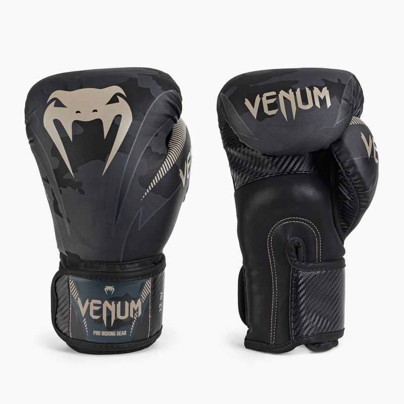 Venum Impact boxing gloves black-grey VENUM-03284-497