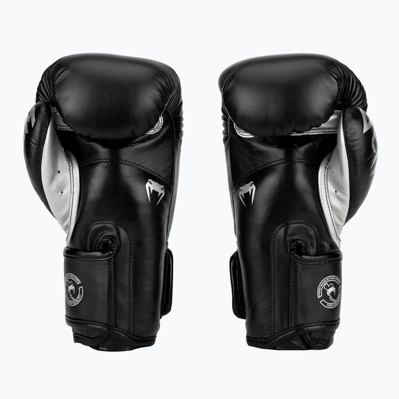 Venum Giant 3.0 black and silver boxing gloves 2055-128 3