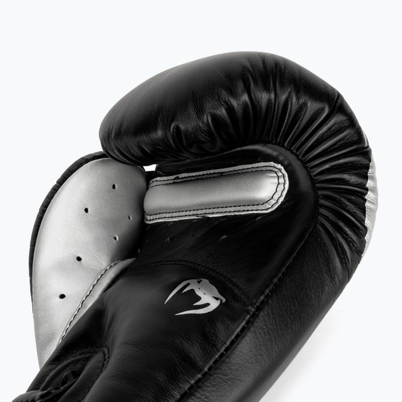 Venum Giant 3.0 black and silver boxing gloves 2055-128 5