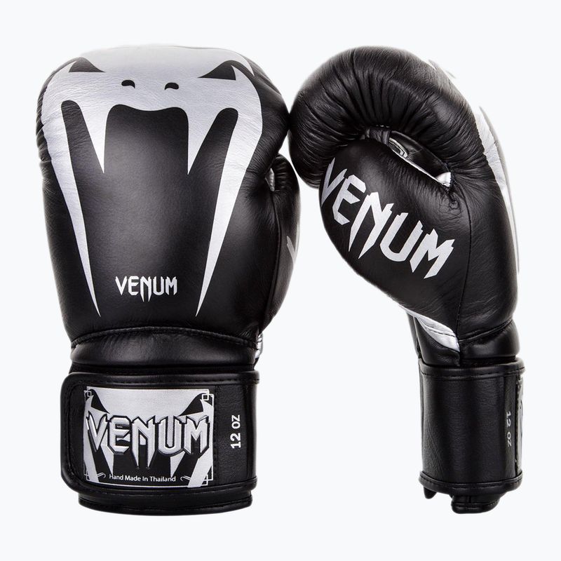 Venum Giant 3.0 black and silver boxing gloves 2055-128