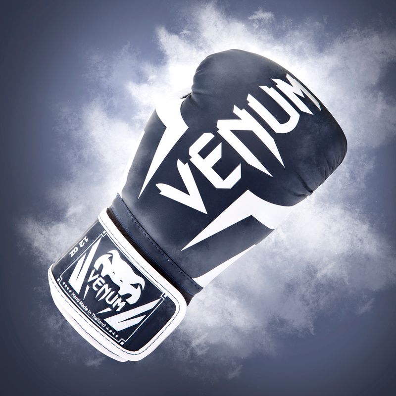 Venum Elite blue and white boxing gloves 1392 9