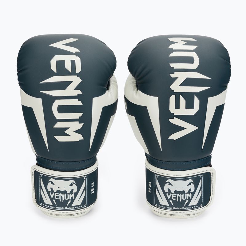 Venum Elite blue and white boxing gloves 1392