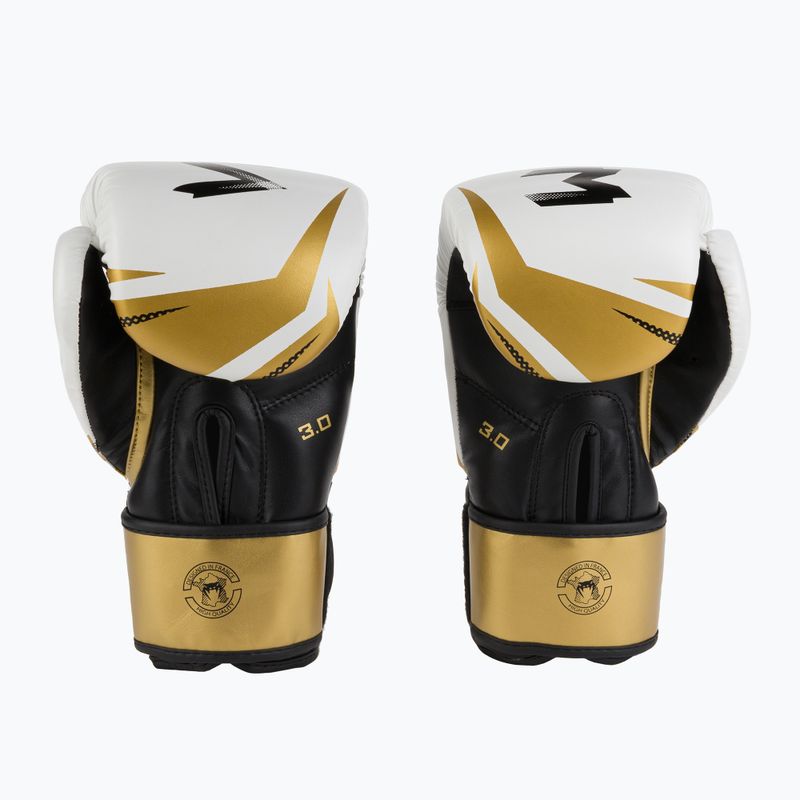 Venum Challenger 3.0 white and gold boxing gloves 03525-520 2