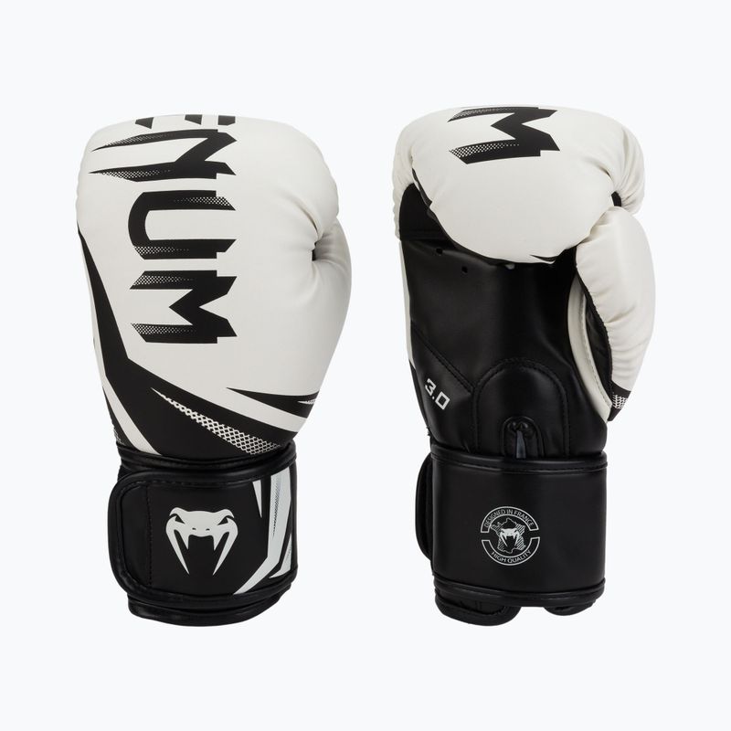 Venum Challenger 3.0 boxing gloves white and black 03525-210 3