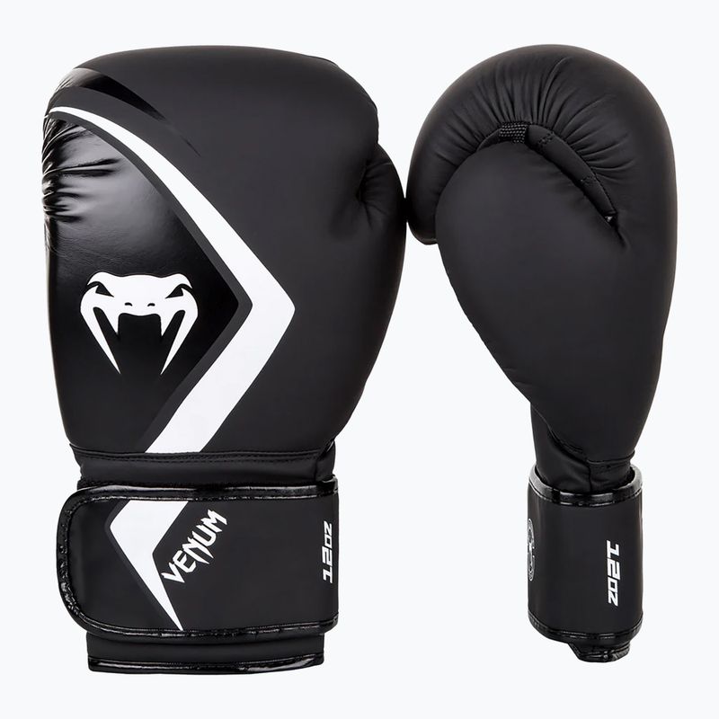 Venum Contender 2.0 boxing gloves black/grey/white 2