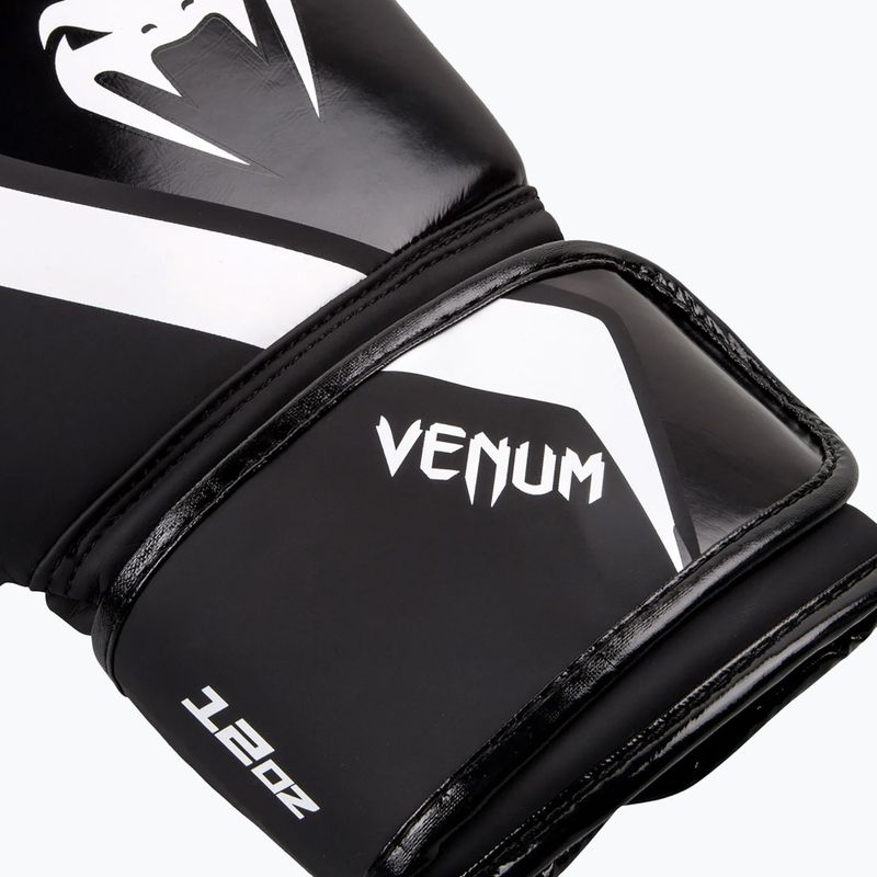 Venum Contender 2.0 boxing gloves black/grey/white 3