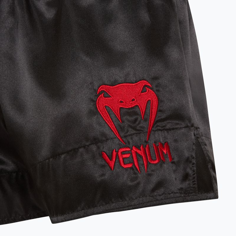 Men's training shorts Venum Classic Muay Thai black/red 3