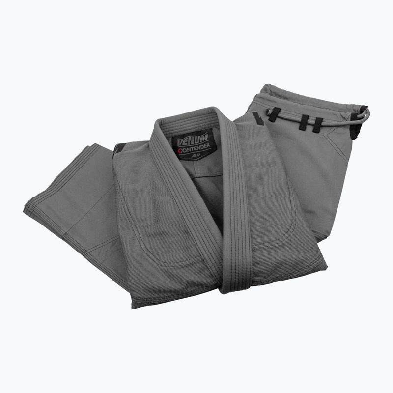 GI for Brazilian jiu-jitsu Venum Contender Evo BJJ dark/grey 3
