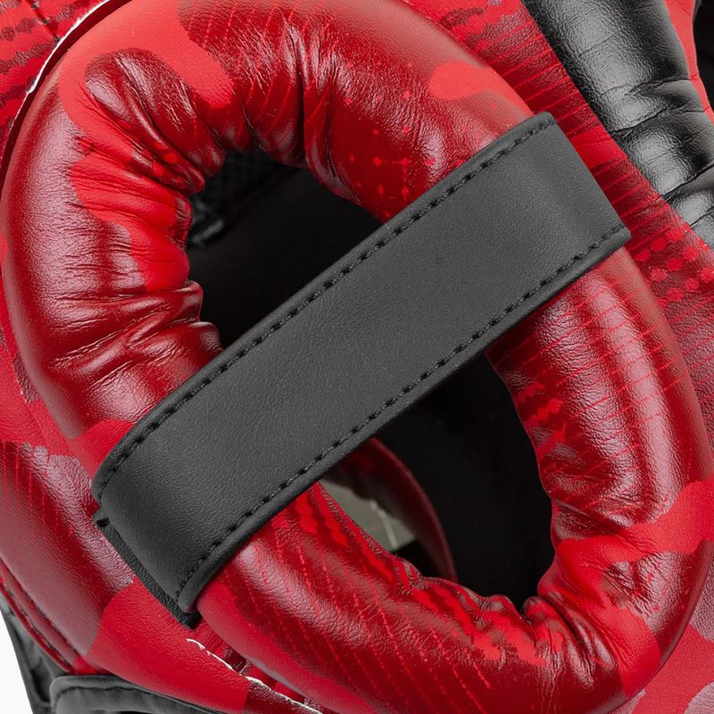 Venum Elite red camo boxing helmet 9