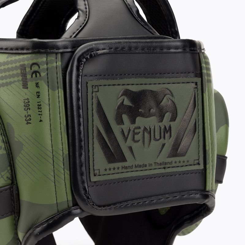 Venum Elite khaki camo boxing helmet 4