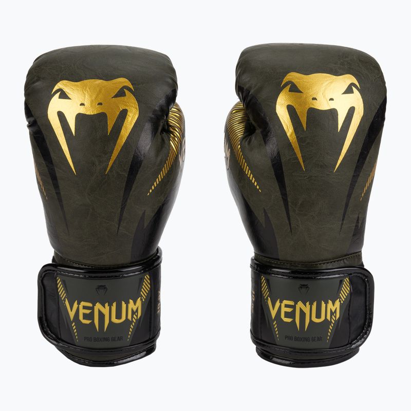 Venum Impact green boxing gloves 03284-230
