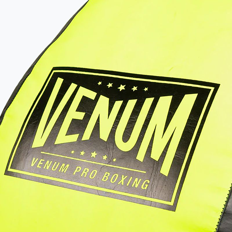 Venum Hurricane Big Ball boxing pearl black/neo yellow 2