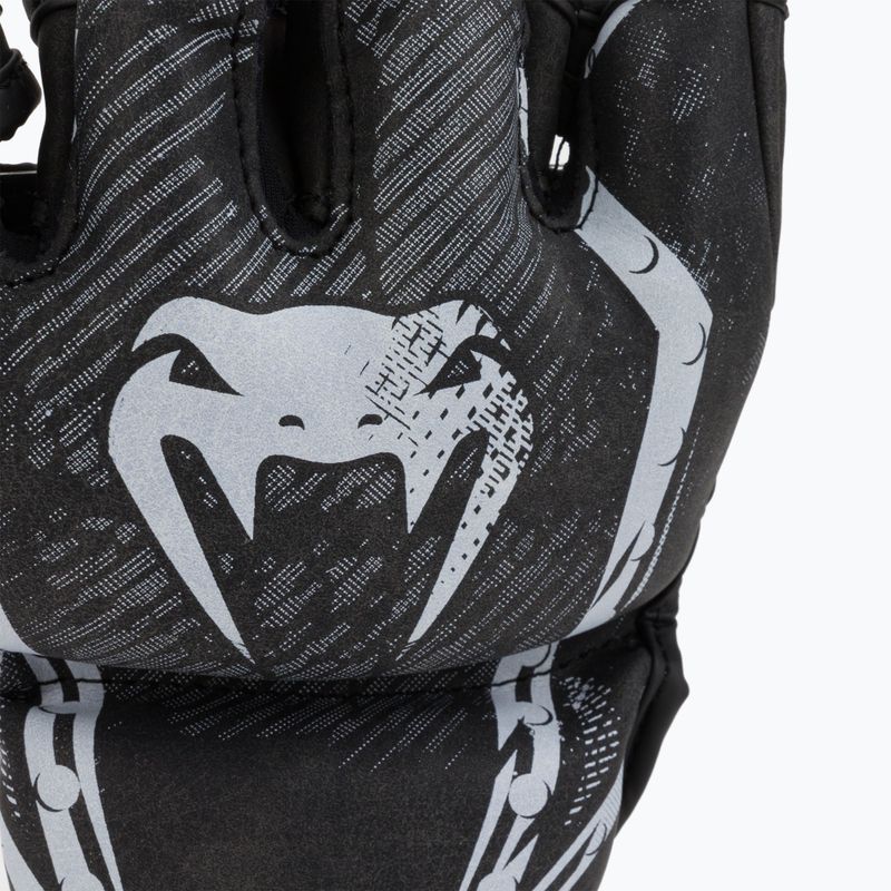 Venum GLDTR 4.0 men's grappling gloves black and white VENUM-04166 5
