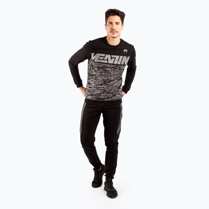 Men's Venum Connect Crewneck sweatshirt black/dark camo 2