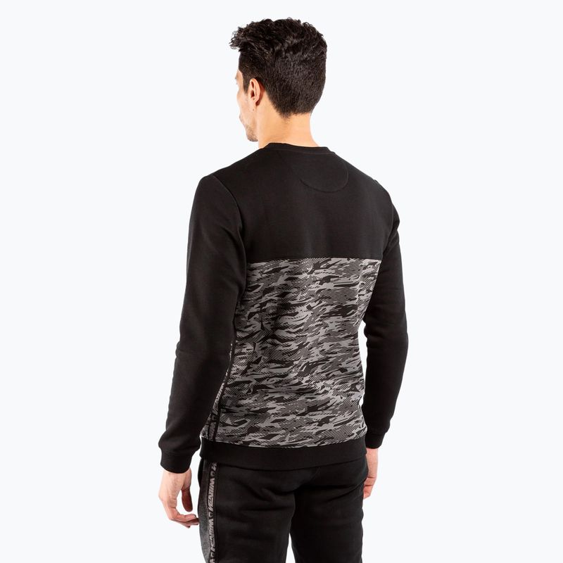 Men's Venum Connect Crewneck sweatshirt black/dark camo 5