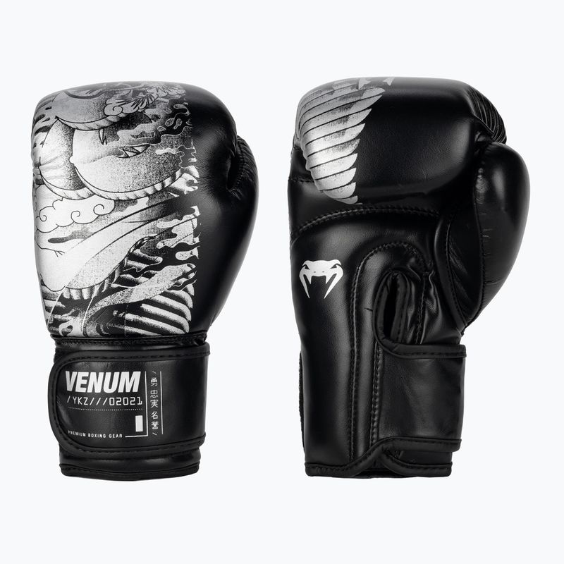Venum YKZ21 Boxing black/white children's boxing gloves