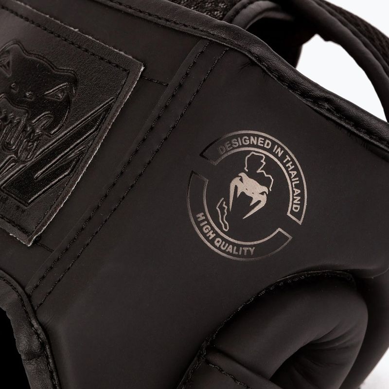 Children's boxing helmet Venum Challenger Kids black/black 5