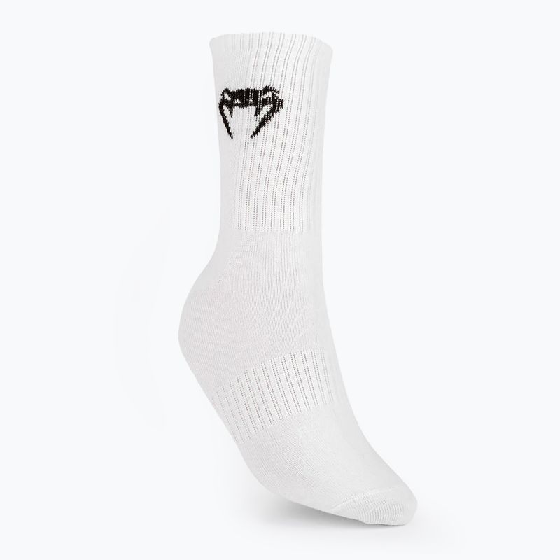 Venum Classic men's socks 3 pairs white/black 2