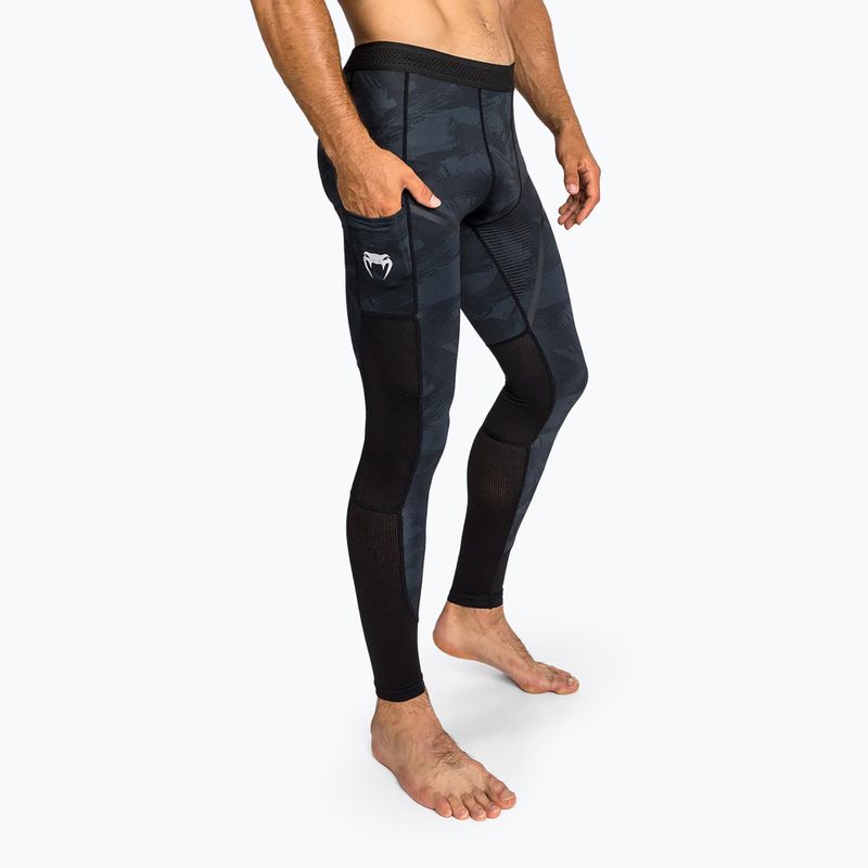 Men's training leggings Venum Electron 3.0 Spat black 2