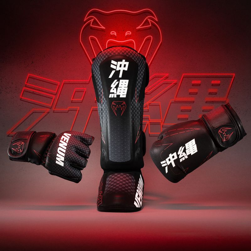 Venum Okinawa 3.0 black/red children's boxing gloves 5