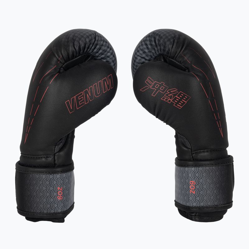 Venum Okinawa 3.0 black/red children's boxing gloves 3