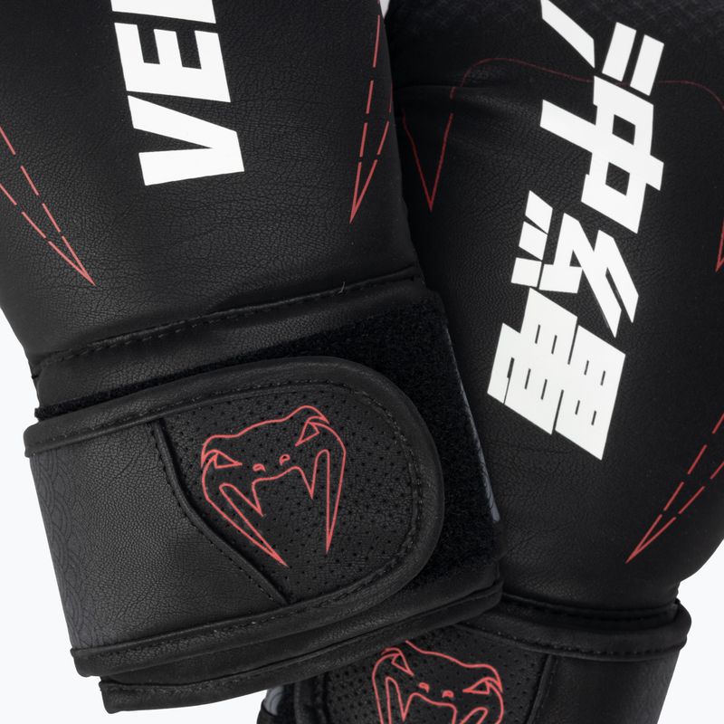 Venum Okinawa 3.0 black/red children's boxing gloves 4