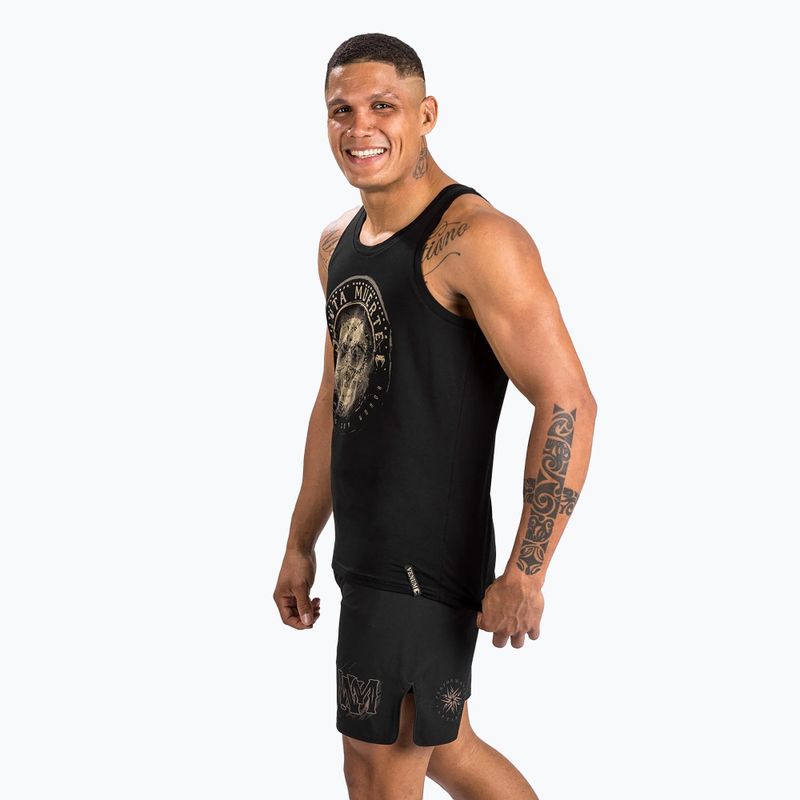Venum Santa Muerte Dark Side black/brown men's tank top 5