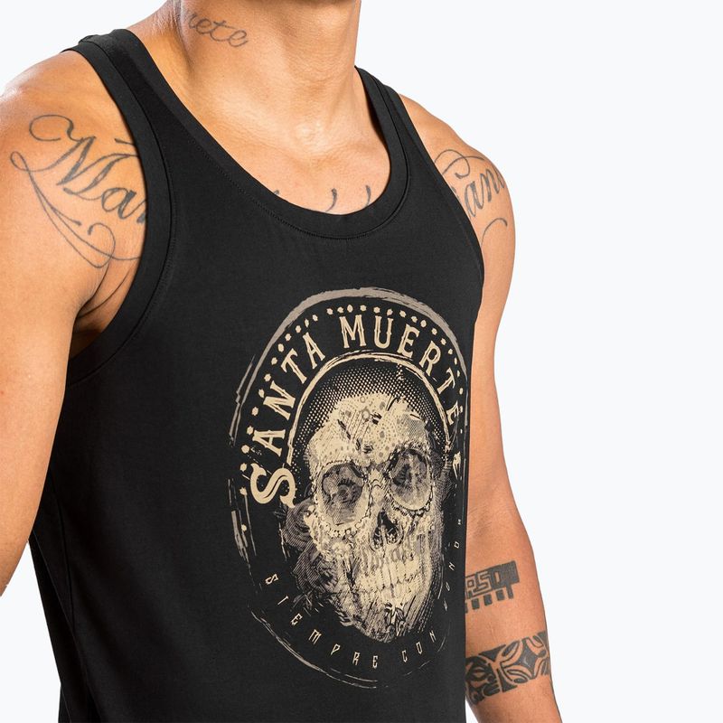 Venum Santa Muerte Dark Side black/brown men's tank top 6
