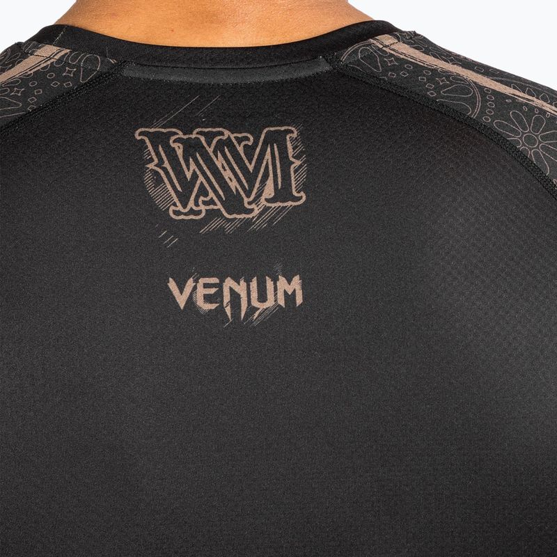 Venum Santa Muerte Dark Side men's longsleeve rashguard black/brown 6