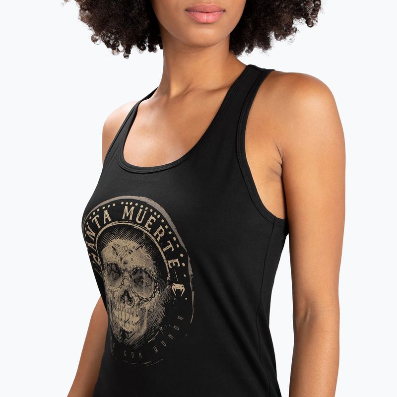 Venum women's tank top Santa Muerte Dark Side black/brown 5