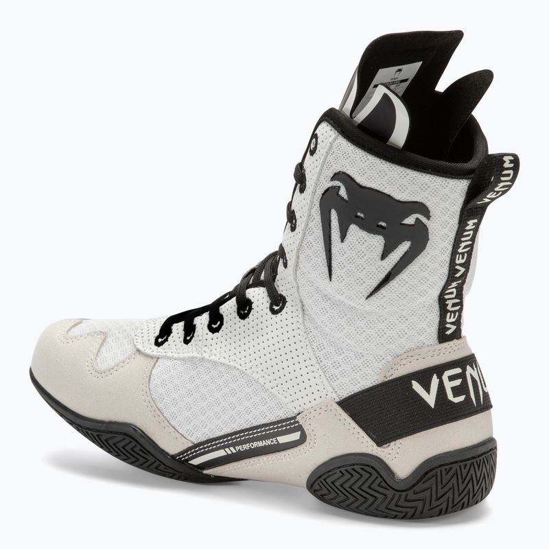 Venum Elite Boxing shoes white/black 3