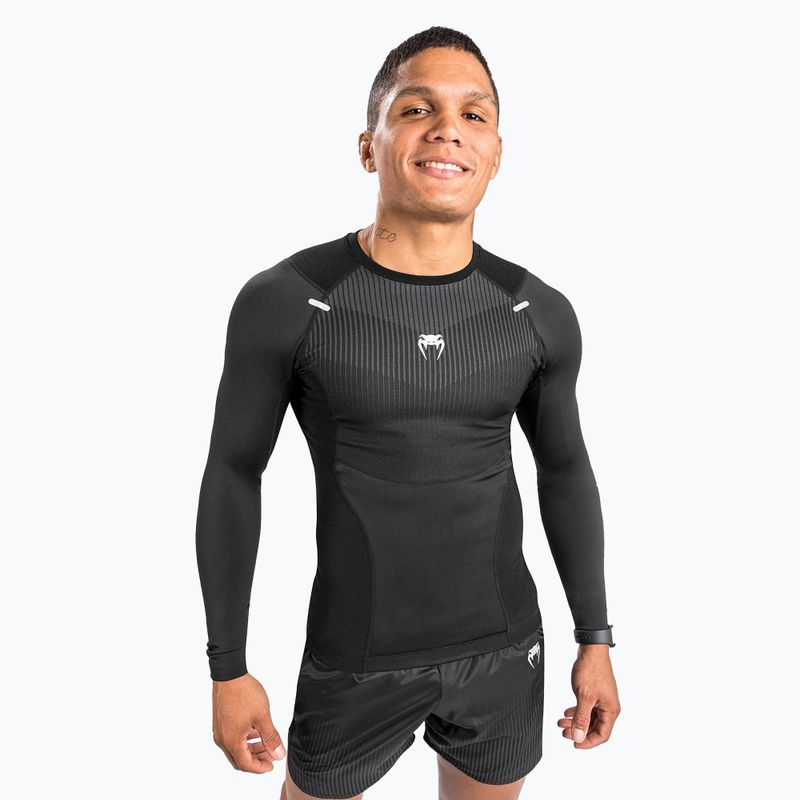 Venum Biomecha men's longsleeve rashguard black/grey