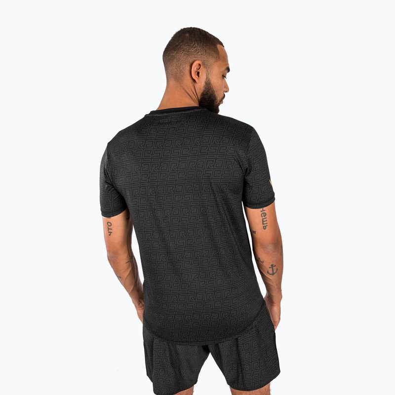 Men's training T-shirt Venum X Ares 2.0 Dry Tech black/gold 3