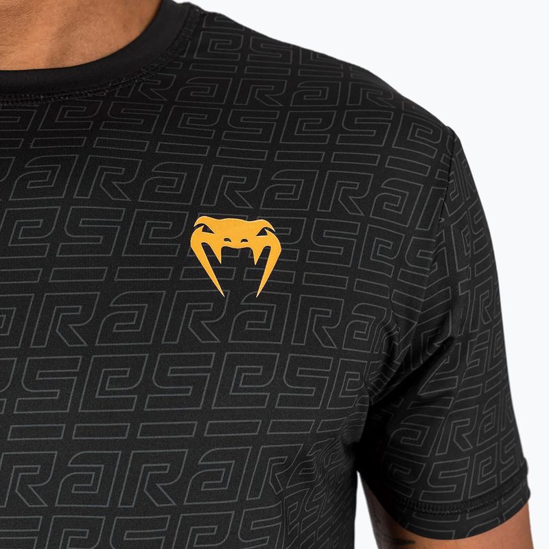 Men's training T-shirt Venum X Ares 2.0 Dry Tech black/gold 9