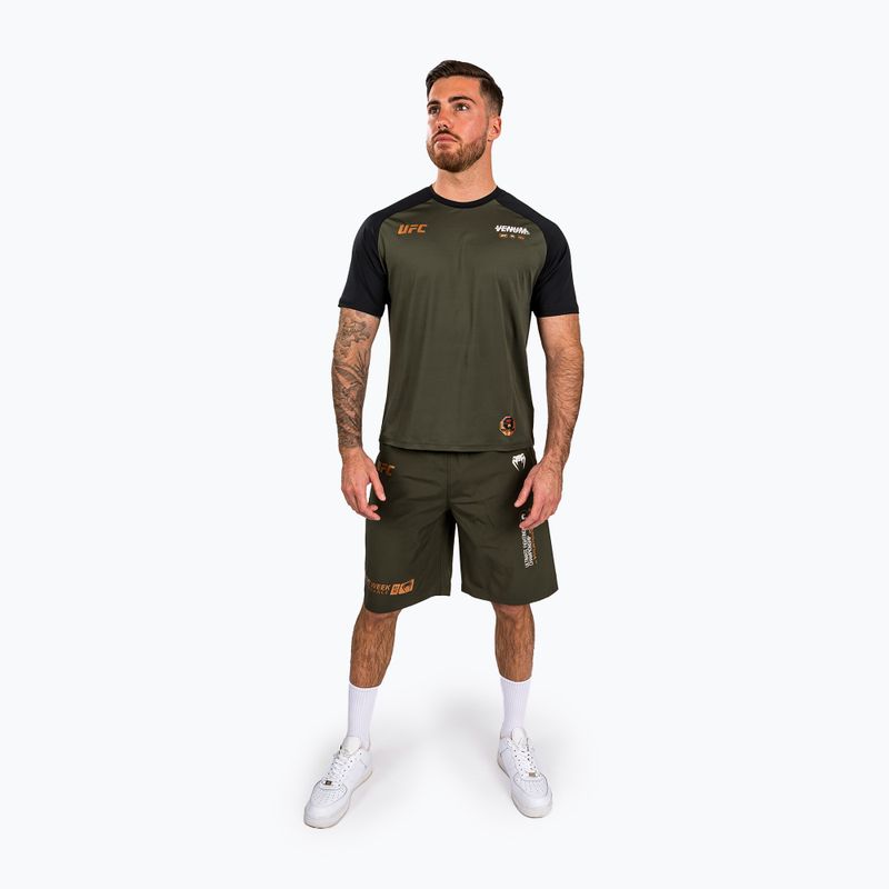 Venum UFC By Adrenaline Fight Week Dry-Tech men's t-shirt khaki 2