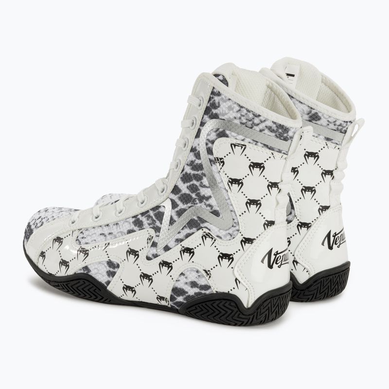 Venum Snake white boxing shoes 3
