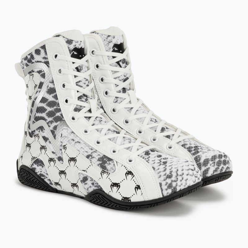Venum Snake white boxing shoes 4