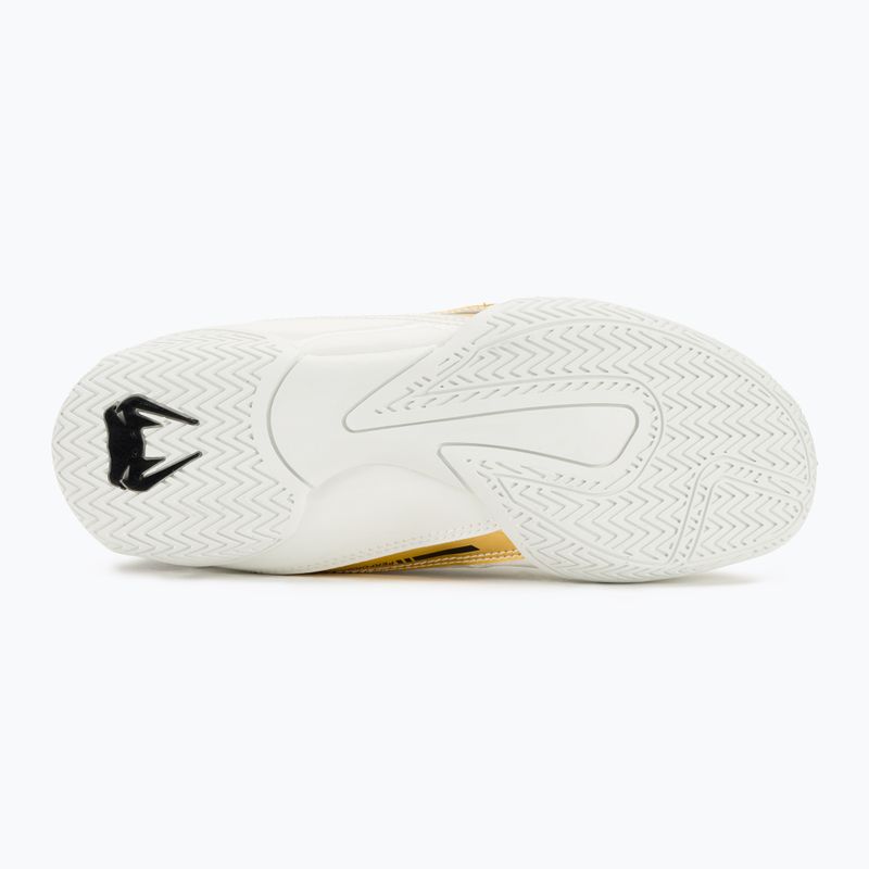 Venum Elite Boxing shoes white/black/gold 5