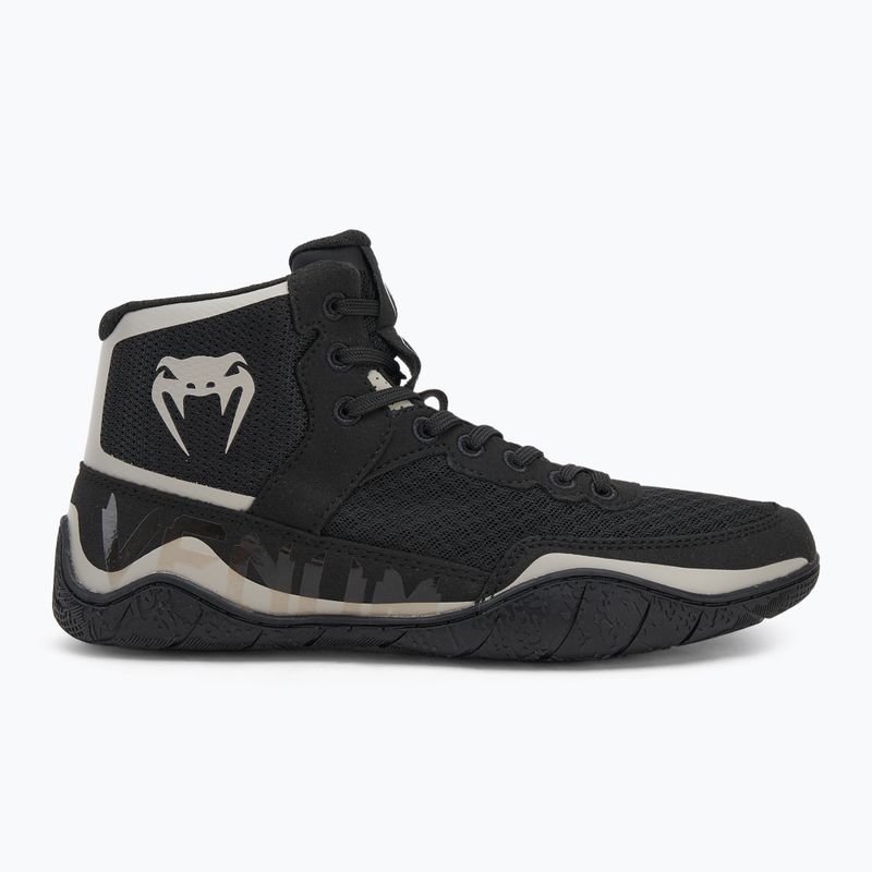 Boxing shoes Venum Elite Wrestling black/sand 2