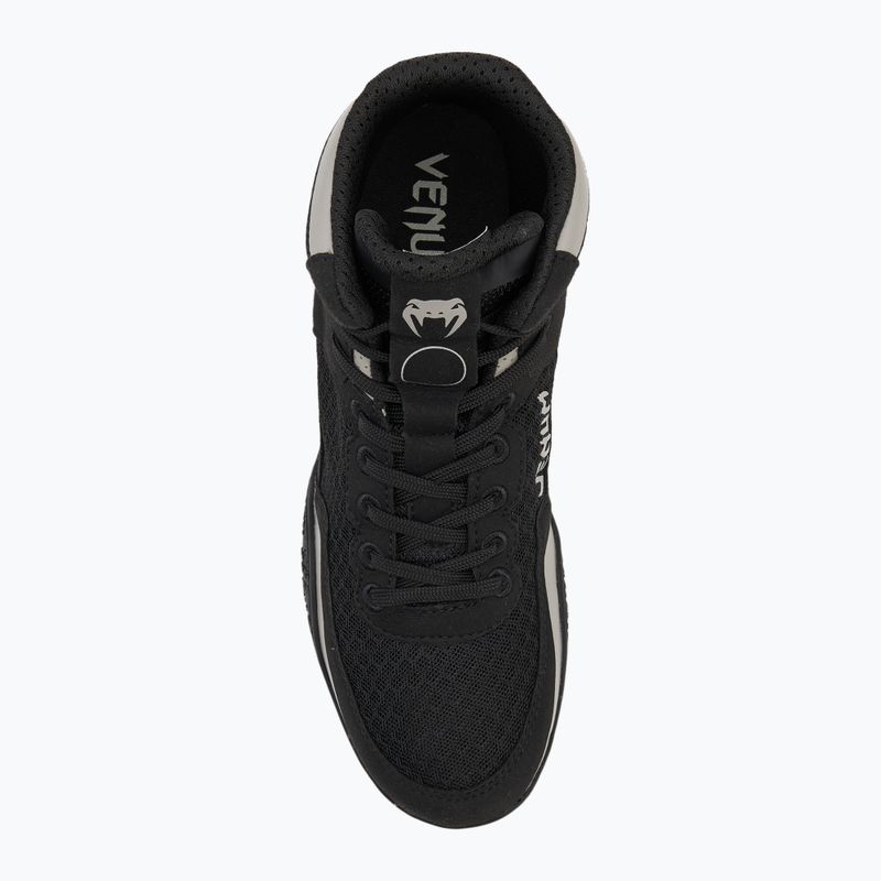 Boxing shoes Venum Elite Wrestling black/sand 4