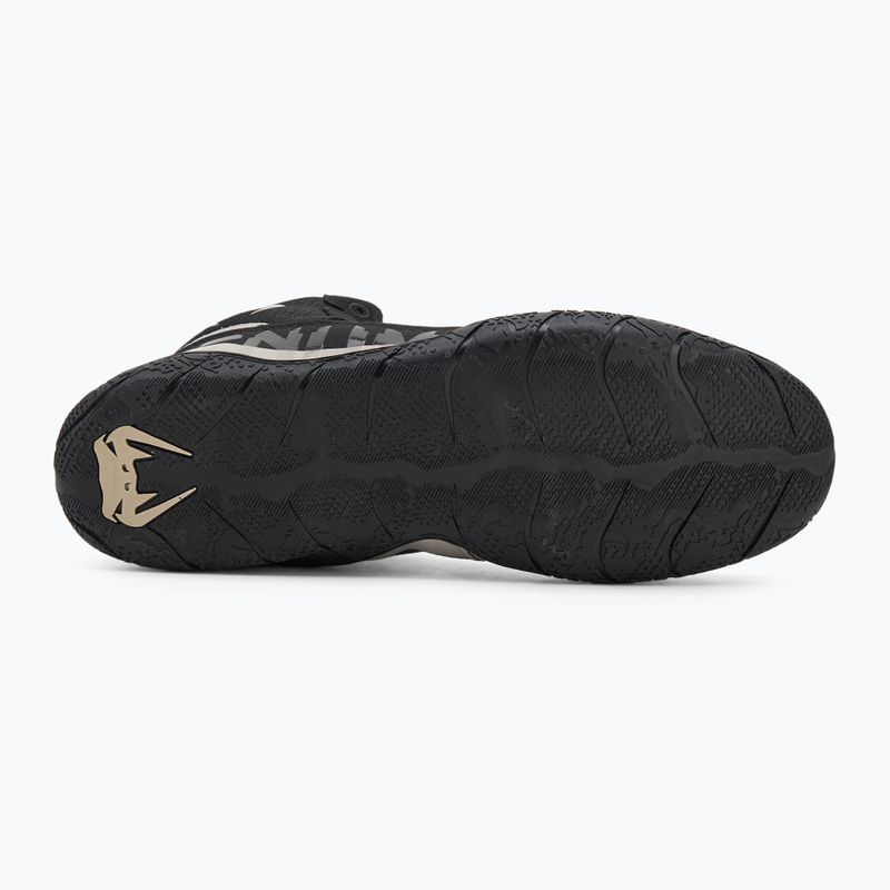 Boxing shoes Venum Elite Wrestling black/sand 5