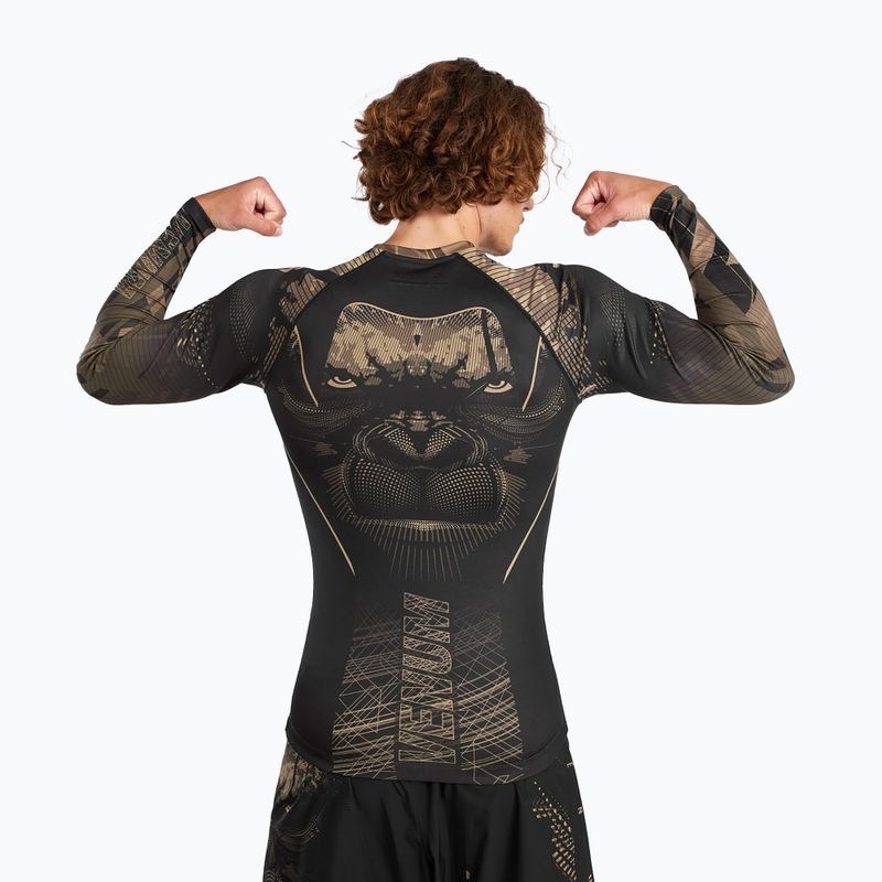 Men's Venum Gorilla Jungle Rashguard sand/black 3