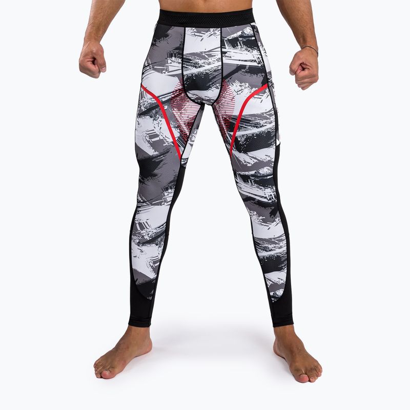 Men's leggings Venum Electron 3.0 Spats grey/red