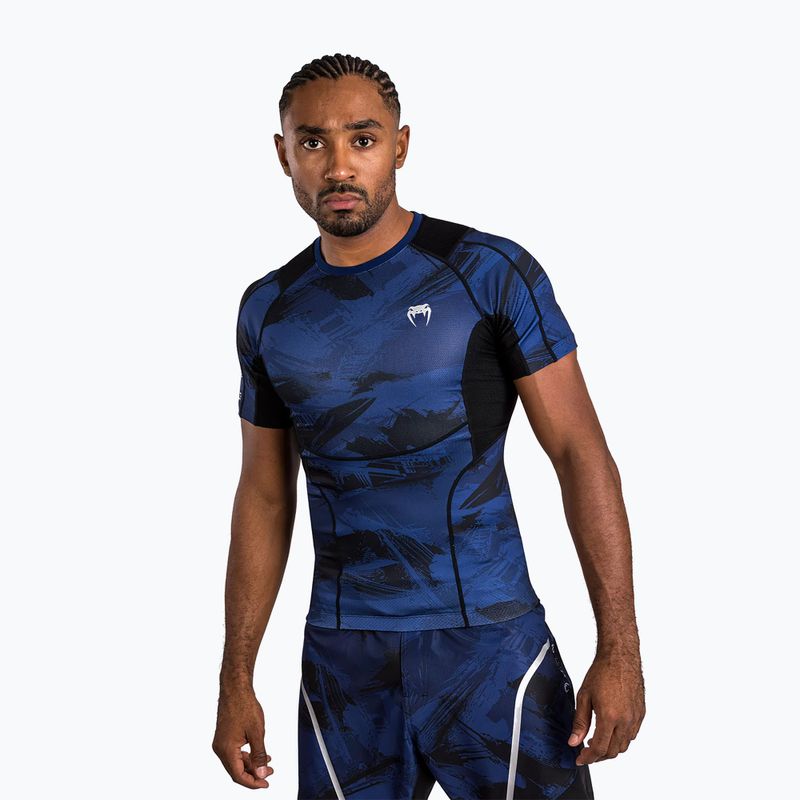 Men's Venum Electron 3.0 Rashguard T-shirt navy blue